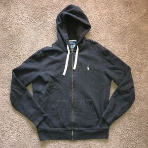 Polo zip-up sweatshirt